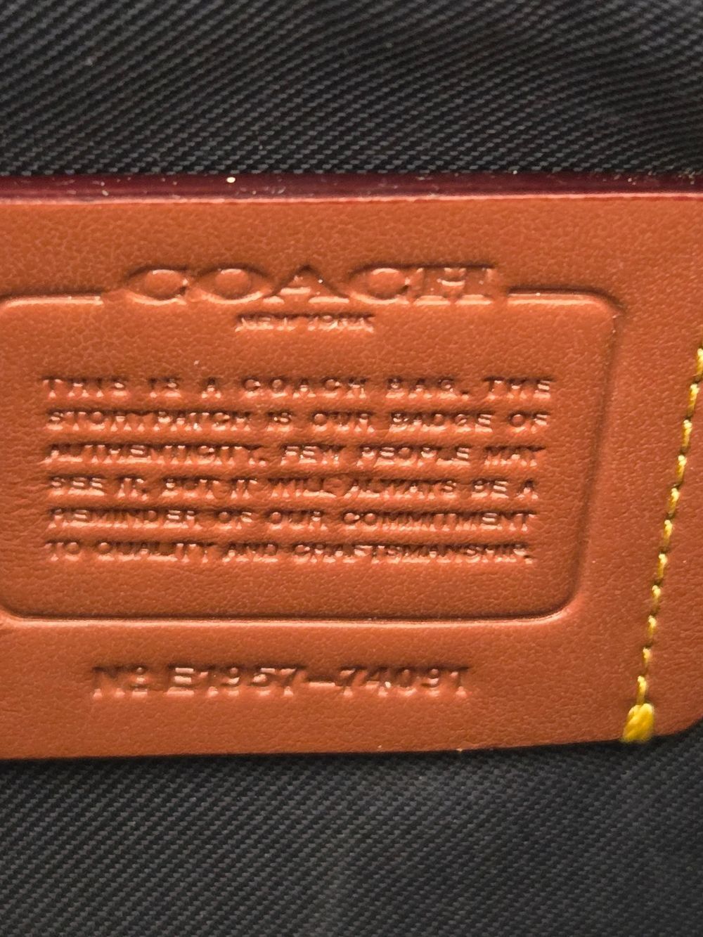 Coach Cassie Crossbody In Signature Blocking Blue/Tan - Picture 9 of 12